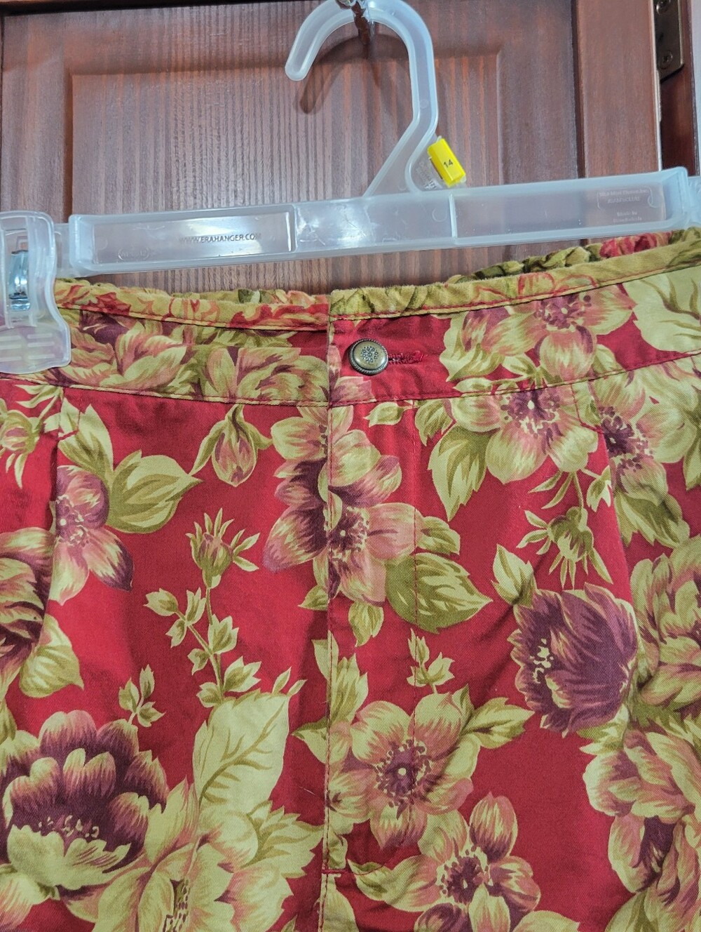 Vintage Liz Sport Floral High Waisted Cotton Colorful 90s Hippie Shorts 10 - Picture 2 of 7
